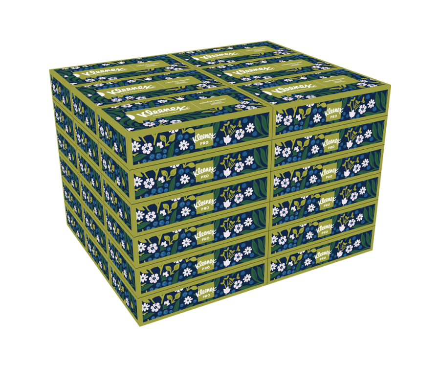 の*ん様 10 & ❝Harmony❞ COMPLETE BOX Kleenex® 2-Ply White Professional Facial Tissue (8.4 in. x 8.6 in